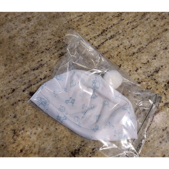 Build A Bear?? Unbranded Baby Hat white blue - Picture 6 of 6
